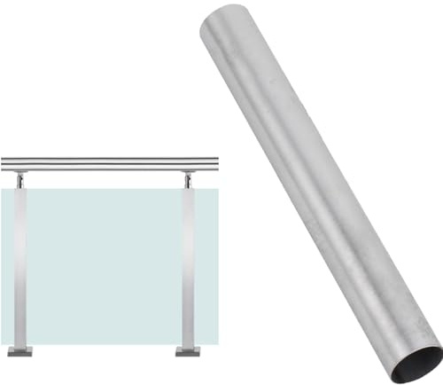 Ringhiera in acciaio inox 304 in vetro per piscina, terrazza, patio, corridoio, ponte, disponibile in lunghezze da 1 a 6 m, altezza 145 cm