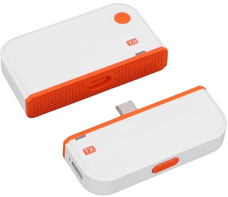 Goshyda Plug and Play Trådlös HDMI-adapter Typ C, 1080P 60Hz Sändarmottagare med 5G-överföring och Laddningsport för Användning med Flera Enheter