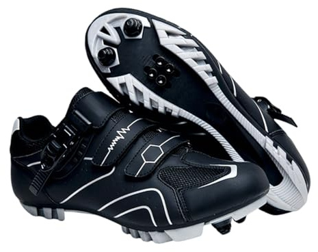 MTB-skor herr dam skor mountainbike kompatibel med SPD-pedaler som andas halkfria unisex utomhuscykelskor, 36–47