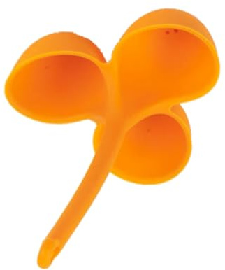 LALAFINA Cuociuova in Silicone 3 Fori Manico, Contenitore per Uova Sode, Vassoio a Vapore Flessibile per Cucina, per Bollire Uova in Modo Semplice e Rapido Colore Casuale
