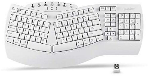 Perixx Periboard-612 trådlöst ergonomiskt delat tangentbord, amerikansk engelsk layout