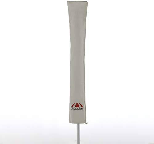 doppler Telo protettivo per ombrellone Expert – per ombrelloni da balcone e giardino fino a 250 cm – Resistente alle intemperie – con borsa per il trasporto – Grigio