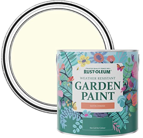 Rust-Oleum Beige Mould-Resistant Garden Paint In Satin Finish - Shortbread 2.5L