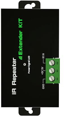 SZBJ Infrared IREmitter Blaster Distribution Extension & Receiver Cable for Cable Box Home Theater AV Component Equipment HDTV,IR Repeater Extender Infrared Remote Control Hidden System Kit GH101