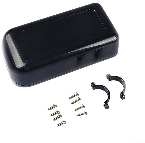 DAZZLEEX Boîte de contrôle de vélo électrique pour vélo électrique, cyclomoteur, scooter, boîte en plastique extra large, noir, L