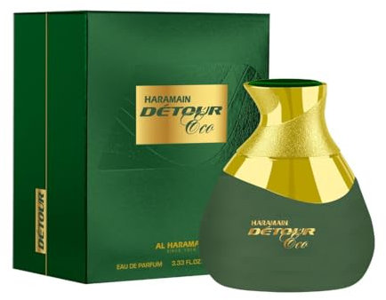 Al Haramain Detour Noir Eco 100 ml Eau de Parfume Spray | Arabian Perfume for Women | Lyxig unisex doft