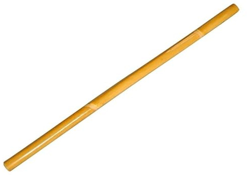 TEKKA BUDO Escrima Bâton contact complet – Rotin 65 cm – Bois non pelé avec coque extérieure