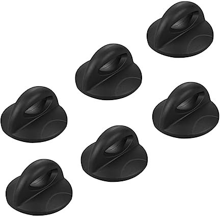 POPETPOP 6pezzi Manopole Di Ricambio Per Coperchio Pentola Manici Stabili e Isolanti Per Pentole e Padelle Antiruggine Facili Da Installare e Impugnare Adatti Coperture Calde Da Cucina