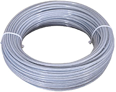 Cordeles para cortabordes, Hilo de Nailon con núcleo de Acero for desbrozadora, Resistente, de 3 mm x 40 m