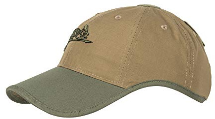 Helikon-Tex Men's Logo Cap Polycotton Ripstop Coyote/Olive Green A, Green, Universal