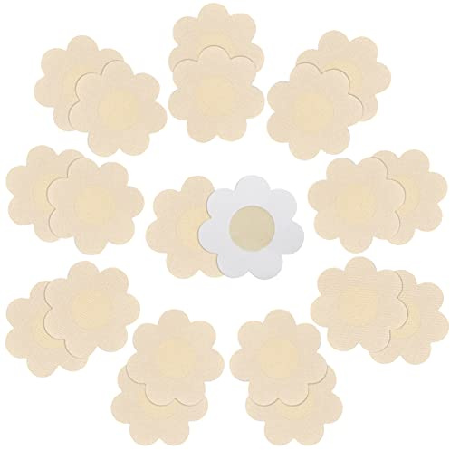 YouGa Disposable Nipple Covers – Soft, Comfortable, Hypoallergenic Breast Petals for Braless Wear – Invisible, Seamless & Long-Lasting Adhesive Nude