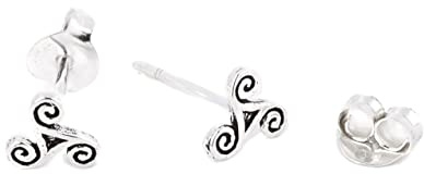 WINDALF Bohemia Celtic Ohrstecker DANA Ø 5 mm Elfen Fairy Ornamentik Ohrschmuck 925 Sterlingsilber