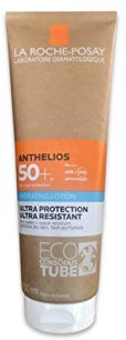 La Roche-Posay Anthelios Sonnenmilch LSF 50+, Feuchtigkeitsspendender Sonnenschutz in umweltfreundlicher Papp-Tube, Hoher UV-Schutz, Für empfindliche und trockene Haut, 250 ml