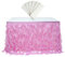 rismart Multicapa Tul Falda de Mesa Tutu Ropa por Cumpleaños Boda Fiestas, Decoración de Cama Rosa,77 H x L 187 cm