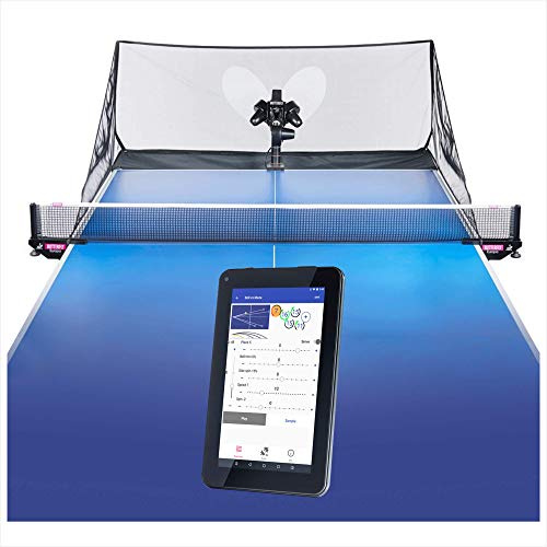 Butterfly Refurbished Grade B Amicus Prime Table Tennis Robot | Ball Launcher-Thrower for Ping Pong Tables | Free Carry Bag, Remote, Tech Support, & 120 Balls | Practice Ping Pong Anytime | Used