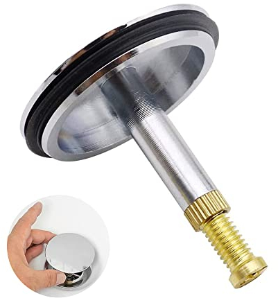 LIANCHEN tappo per vasca da bagno guarnizione tappo vasca da bagno Tappo del dispersore del Bagno Bacino per Lavabo Cucina Bagno Il diametro di 43 mm si adatta scarichi della vasca standard