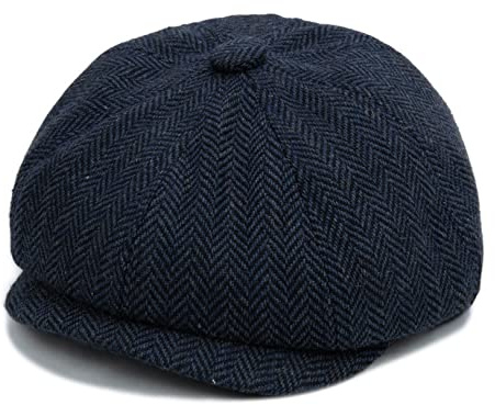 Foruhoo Baby Kinder Schiebermütze Tweed, Jungen Mütze Flat Cap Newsboy Gatsby Kapppe