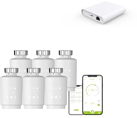 Qiumi eTRV Thermostat Zigbee, vanne radiateur connectée