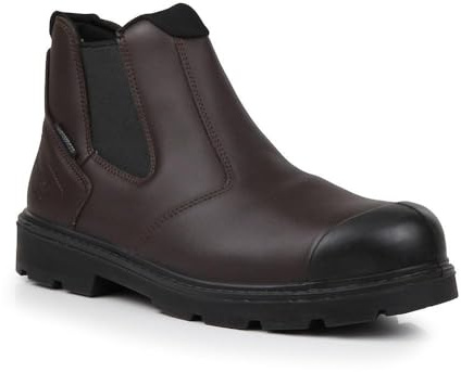 Regatta Mens Professional Waterproof Dealer Safety Boots, Peat, 9 UK