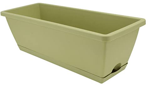 INOOMP 1stück Bequemer Pflanzbehälter Aus Resin Für Gemüse Und Blumen Extra Großer Rechteckiger Blumentopf Für Balkon Und Garten Für Pflanzenzucht