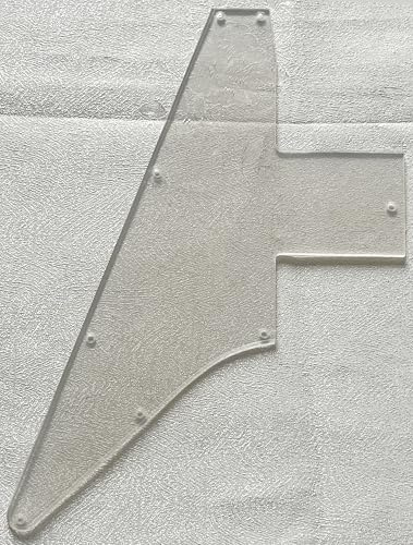 Plektrumschutz für Gibson Explorer 76 Reissue Blank Style Gitarre Pickguard (1-lagig, transparent)