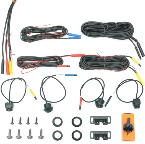 Car AHD 720P/1080P 360° Panoramic System Reversing Camera Set for Android Auto Radio High-Definition Camera