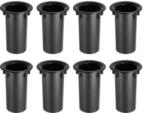 sourcing map 8 tubi per porte per altoparlanti, 8 x 15,2 cm, per bass-reflex, bass woofer, progetti fai da te per altoparlanti, miglioramento dei bassi