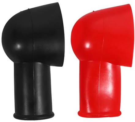 BESPORTBLE 2 pièces Cache-bornes de Batterie Isolants Protection Positive et Négative Housse pour Batteries Voiture et Prévention et Usure des Bornes