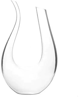 Grande carafe à décanter faite à la main en cristal pour vin rouge, brandy, champagne, carafe à décanter pour bar familial (en forme de U)