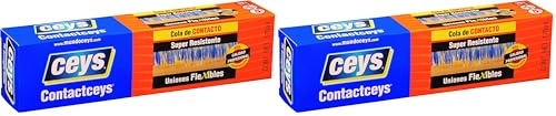Ceys - ContactCeys - Cola de contacto super resistente - Para uniones flexibles - 170ML (Paquete de 2)