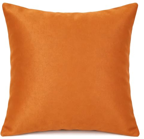 Yimafaner Guld dekorkudde, prydnadskudde överdrag med kärna för soffa stol soffa, 50 x 50 cm