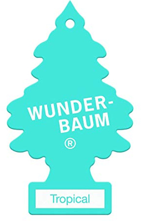 Little Trees Air Freshener Tree MTR0076 Tropical Fragrance For Car Home Boat Caravan - Single Pack