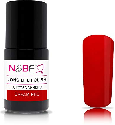 N&BF Long Life Nail Polish 15ml | Nagellack Bourdeaux | robuste & langlebige Lacke (lufttrocknend) | Made in Germany | vegan & 7-free | long lasting Gellack ohne UV Licht