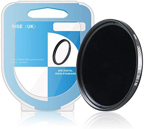 Digital Hd FILTRO NEUTRO ND 1000 nd1000 NEUTRAL DENSITY FILTER 10 stop RISE GRIGIO nuovo da Italia (52 mm)