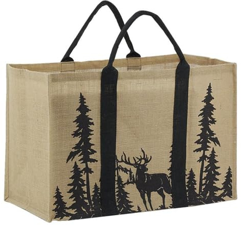 AUBRY GASPARD Sac à bûches en Jute