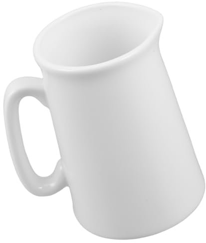 SHOWERORO Tasse À Latte Art Avec Bec Verseur En Céramique Petite Tasse Chauffante