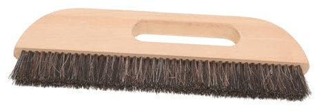 SHINEOFI Cepillo Alisador Para Tapiz Cepillo Cerdas Densas Mango De Madera Fácil De Limpiar y Reutilizable