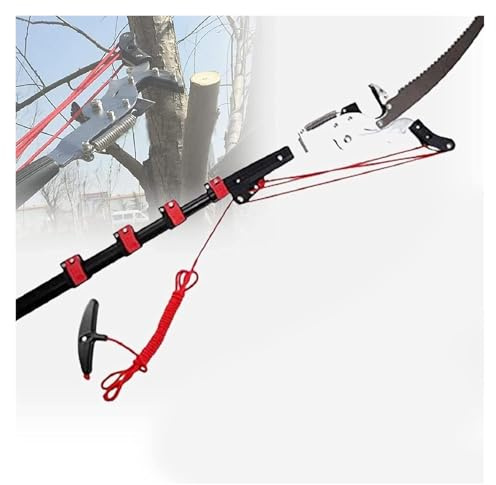 KEuLen Svettatoio Telescopico, Svettatoio a Pertica, Seghe telescopica for potatura, Estensibile, for Giardinaggio, paesaggistica e Rami(24FT)