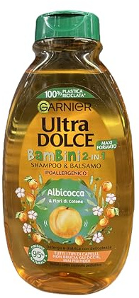 Garnier Shampoo 2 in 1 Ultra Morbido Bambini, 300 ml (Confezione da 1)