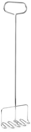HENDI Kartoffelstampfer, Gemüsestampfer, Geschirrspülmaschinengeeignet, 180x85x(H)770mm, Edelstahl