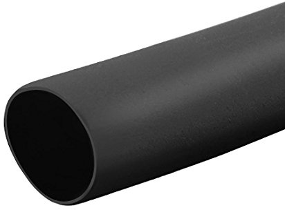 sourcing map Heat Shrink Tubing 3/16(5mm) Dia 2:1 Heat Shrink Wrap Cable Sleeve Tube 5m Black