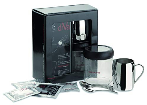 BUGATTI, Coffret d'accessoires à café pour machines à expresso et cappuccino Diva et Diva Evolution, idée cadeau
