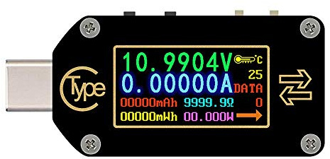 DollaTek TC66 Typ C PD-Trigger USB-Spannungsamperemeter Kapazitätsmesser 2-Wege-Messung Ladegerät Akku APP PC USB-Tester