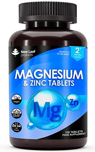 Magnesium Supplements 516mg - 120 Magnesium Tablets Supports Muscle Bone Health, Energy - High Strength Supplements Easy to Swallow Sleep Supplement (not Capsules) Vegan, UK Made
