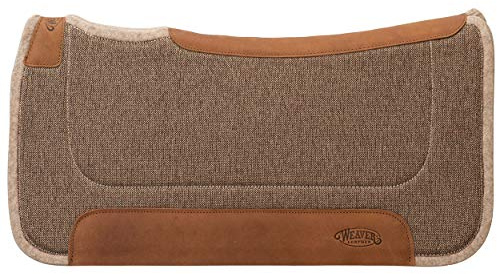 Weaver Leather Contoured Jute Wool Blend Felt Saddle Pad, 30x30