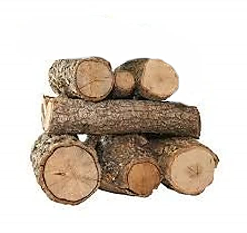 Mugar - Leña de Encina para Chimenea | Troncos 30-40CM | Gran Durabilidad y Poder Calorífico | Ideal para Barbacoas y Estufas | Marrón, Caja 22 kgs, Madera de Encina