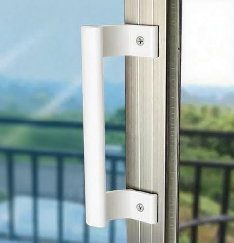 KAFENDA 8 Zoll Aluminiumlegierung Schiebetürgriff Balkon Glastürgriff Badezimmerschrank Türgriff Lagertür Gartentürgriff Moderner Metallgriff