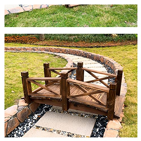 YXXSDP Ponte da Giardino laghetto Grande Ponti da Giardino per Esterni, Artificiale Arco Ponte sullo Stagno Ponte Pedonale, con Binari Laterali, Ruscelli Torrente Uso dei Pesci