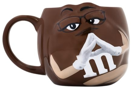 M&M'S COLLECTION Mug M&M'S - Tasse Marron à l'Effigie des Personnages M&M'S - Cadeau Original pour Faire Plaisir ou Remercier