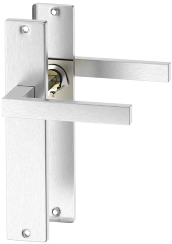 ERGO line CUBE Edelstahl Türbeschlag Türgriff Blindschildgarnitur Drückergarnitur, Türbeschlag, Türklinke, Türdrücker